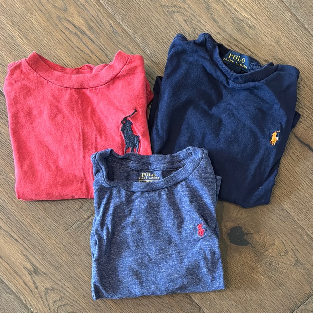Polo by Ralph Lauren Kids' Polo Trio - Red, Navy, Blue